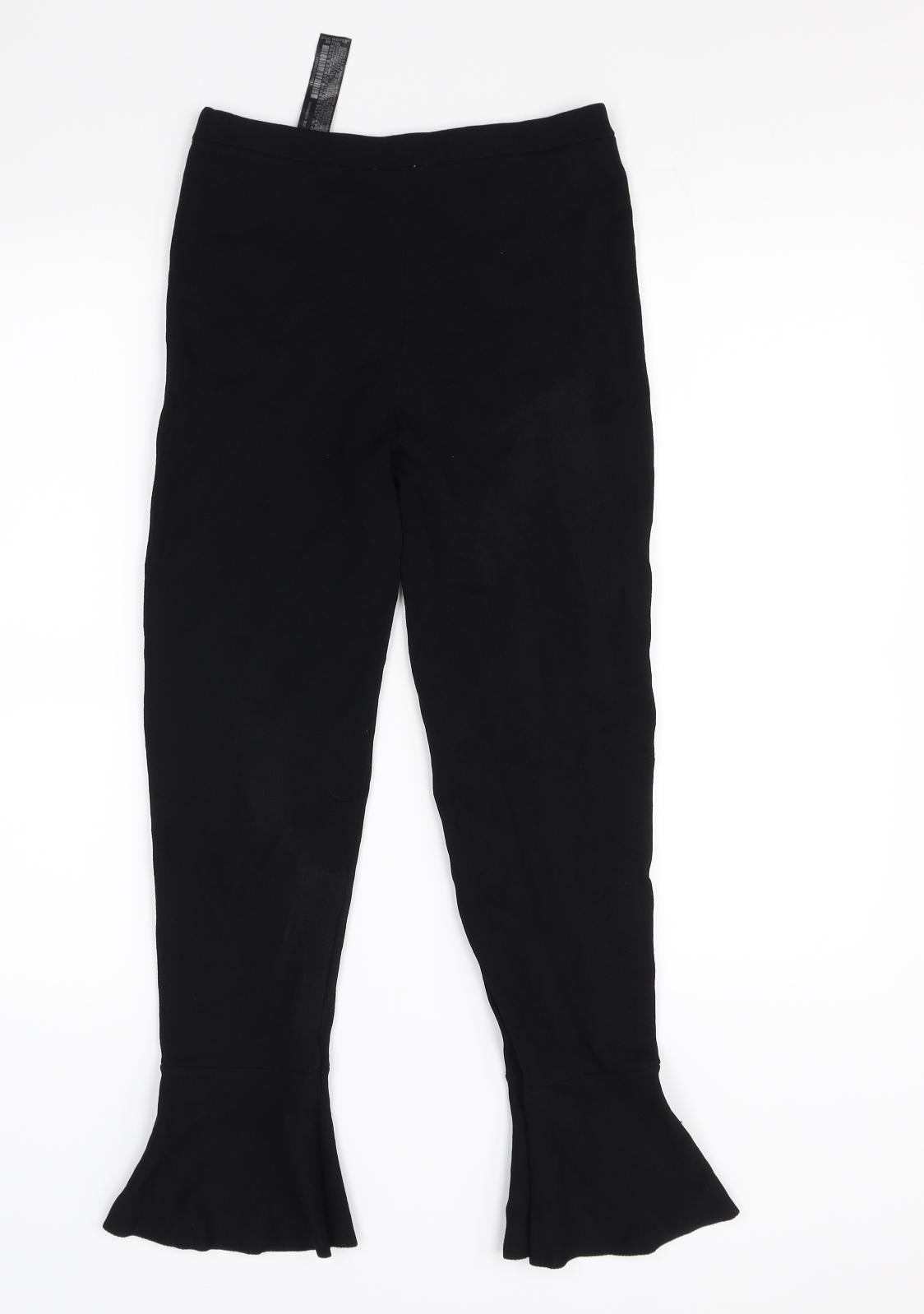 Zara Womens Black   Trousers  Size M L25 in