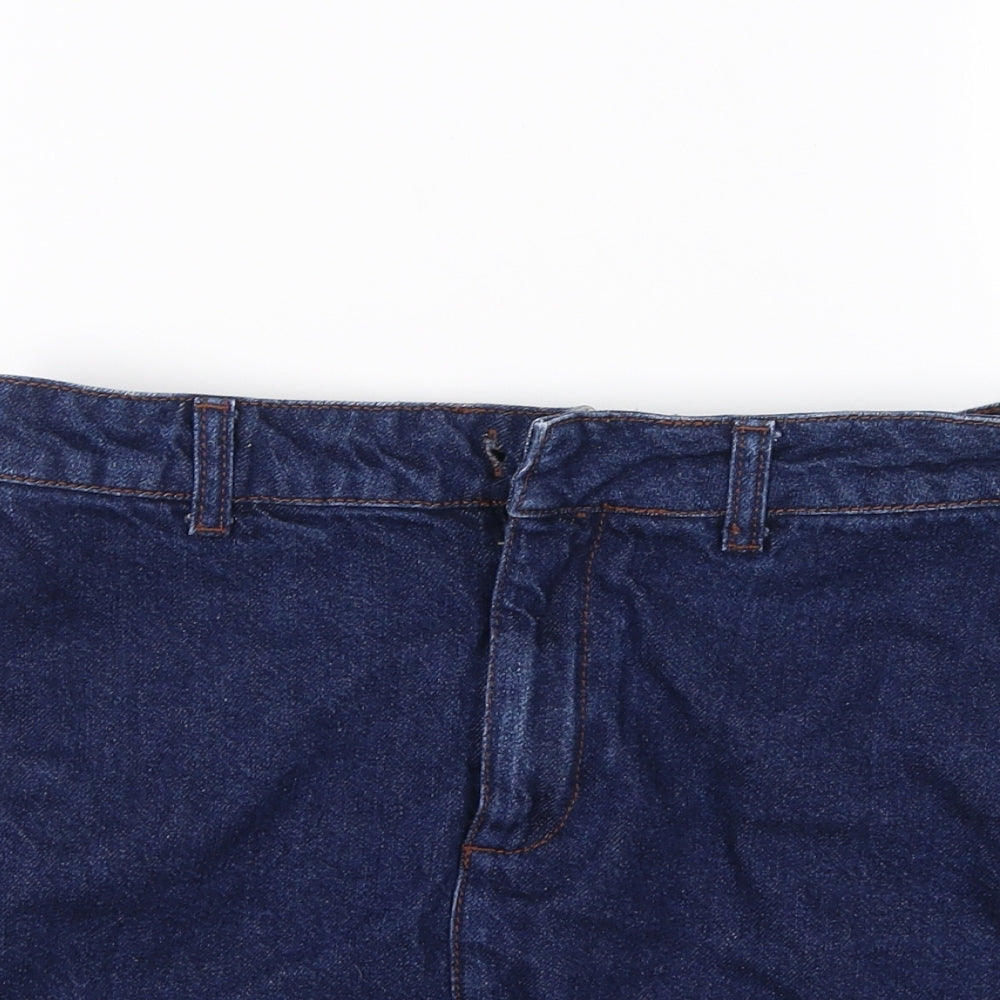 BDG Womens Blue   Mini Skirt Size S