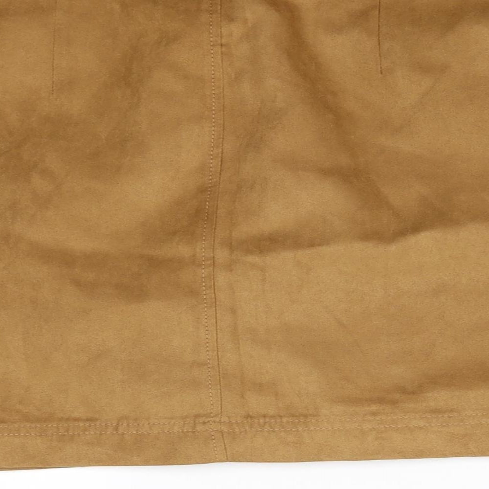 New Look Womens Brown   Mini Skirt Size 8