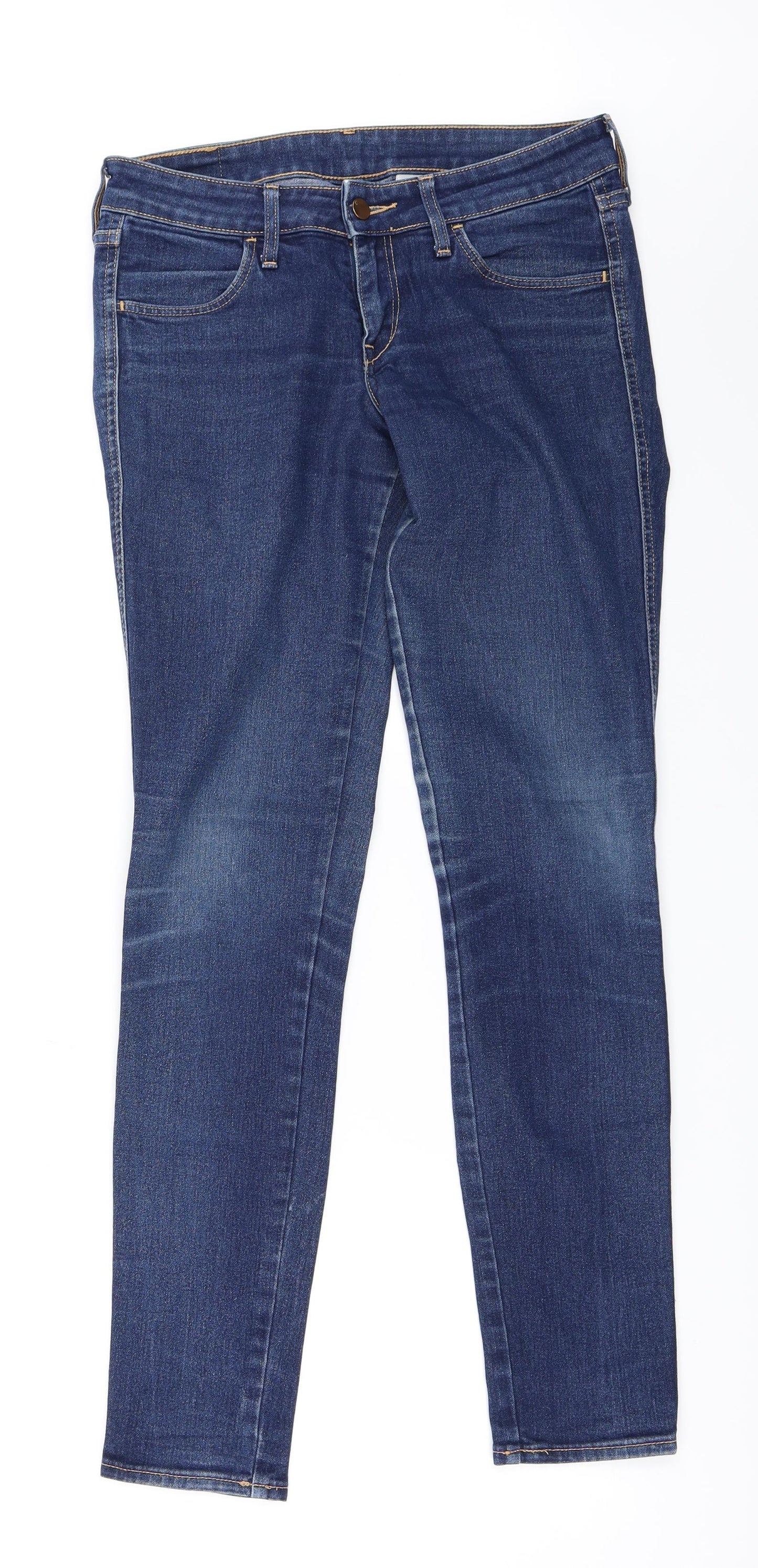 H&M Womens Blue  Denim Skinny Jeans Size 27 in L32 in