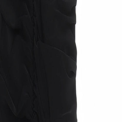 Preloved PRETTYLITTLETHING Womens Black   Bodycon  Size 10 - Detail