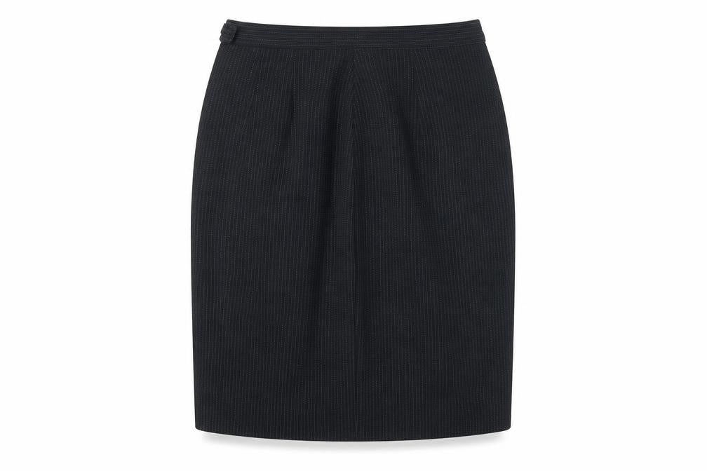 Marks & Spencer Womens Black Striped  Straight & Pencil Skirt Size 10