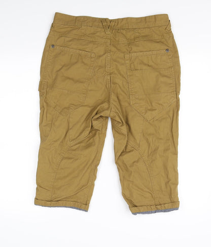 Back view of Next men’s beige trousers, size 30, in, 20-inch leg