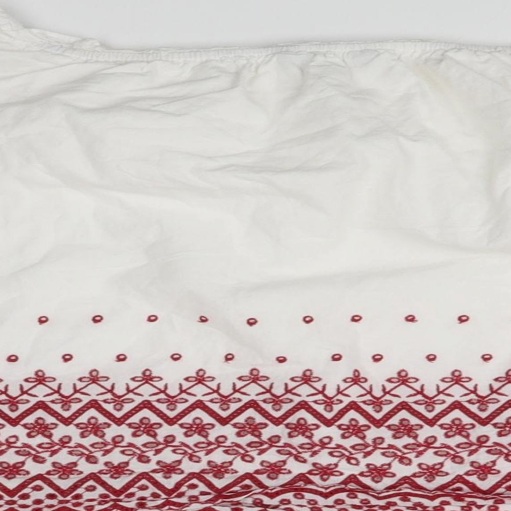 New Look Womens White   Basic Blouse Size 12
