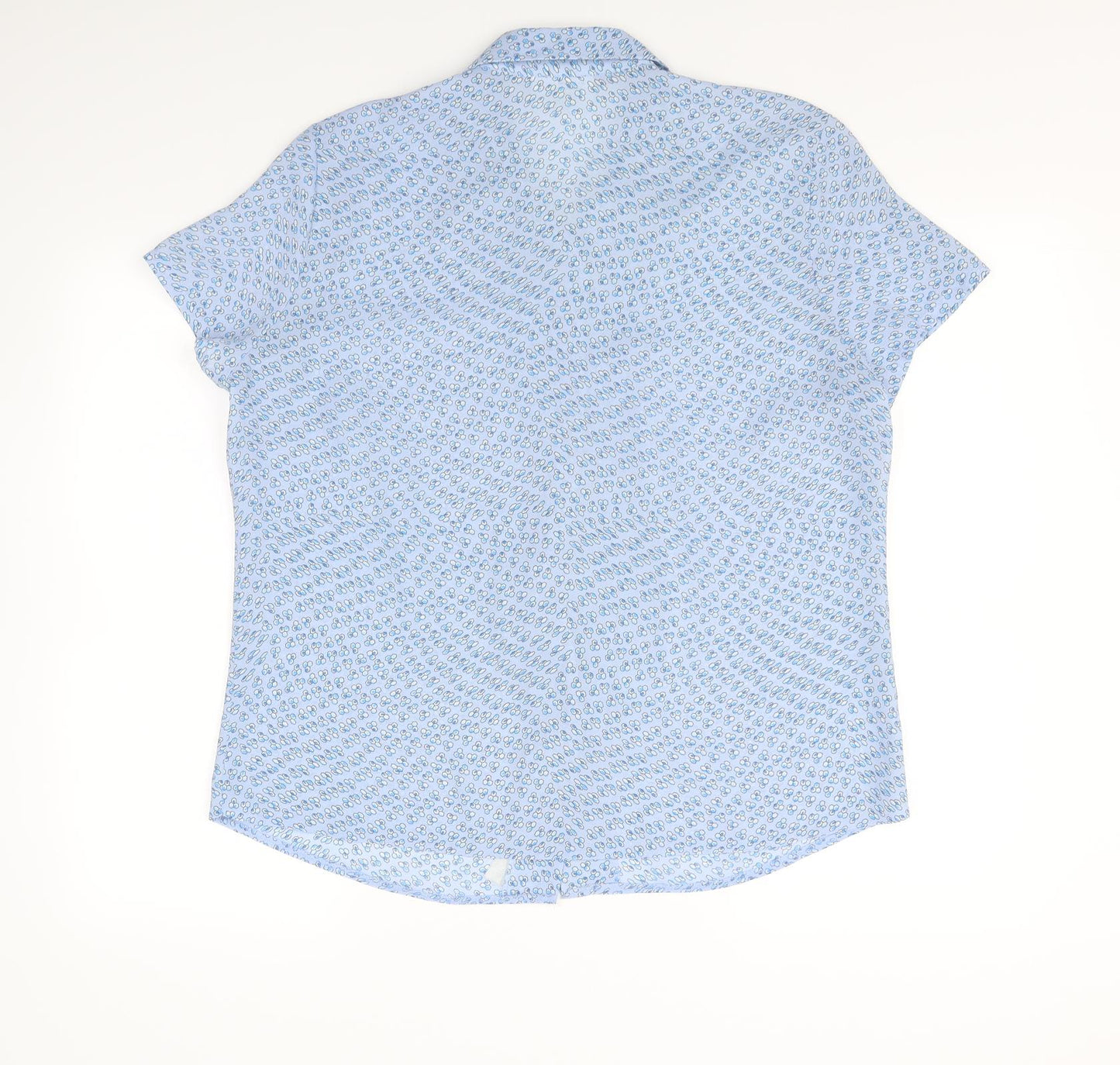 Sora Woman Womens Blue   Basic Button-Up Size 18