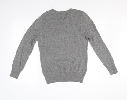 Back view of Kinga women’s grey jumper, size XL