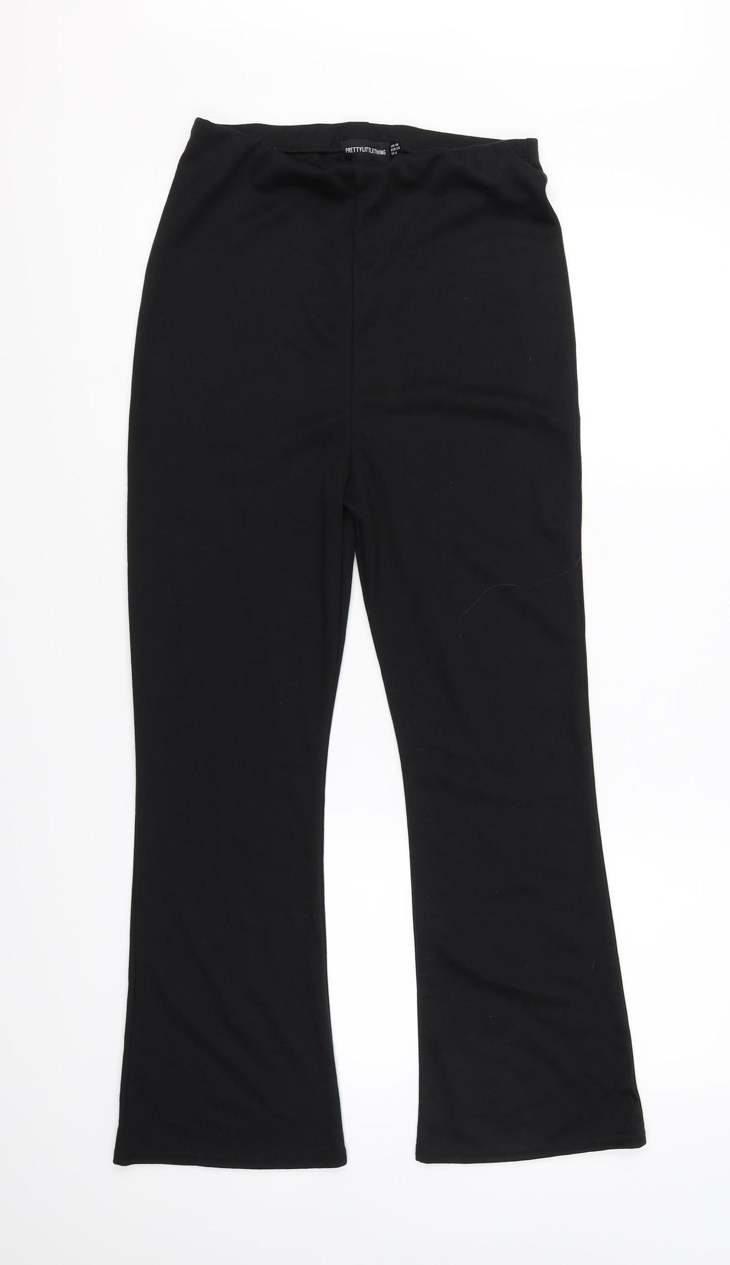 PRETTYLITTLETHING Womens Black   Jegging Leggings Size 10 L31 in