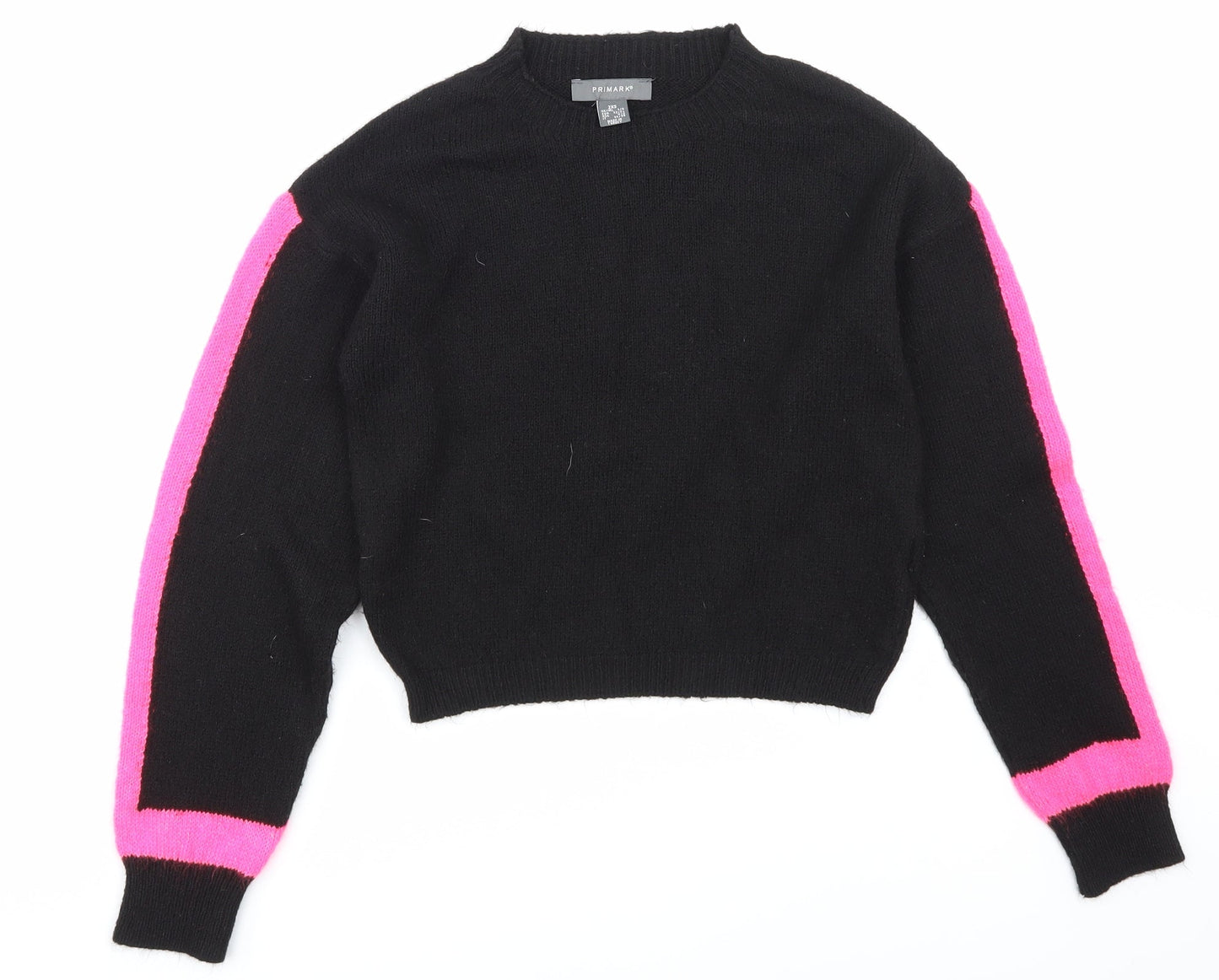 Primark Womens Black   Pullover Sweatshirt Size XS