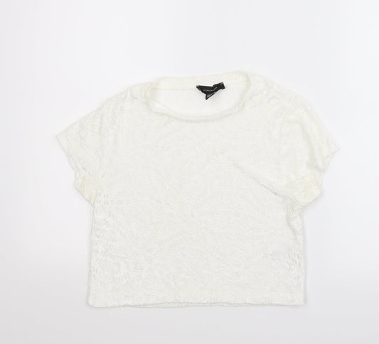 Atmosphere Womens White   Basic T-Shirt Size 14