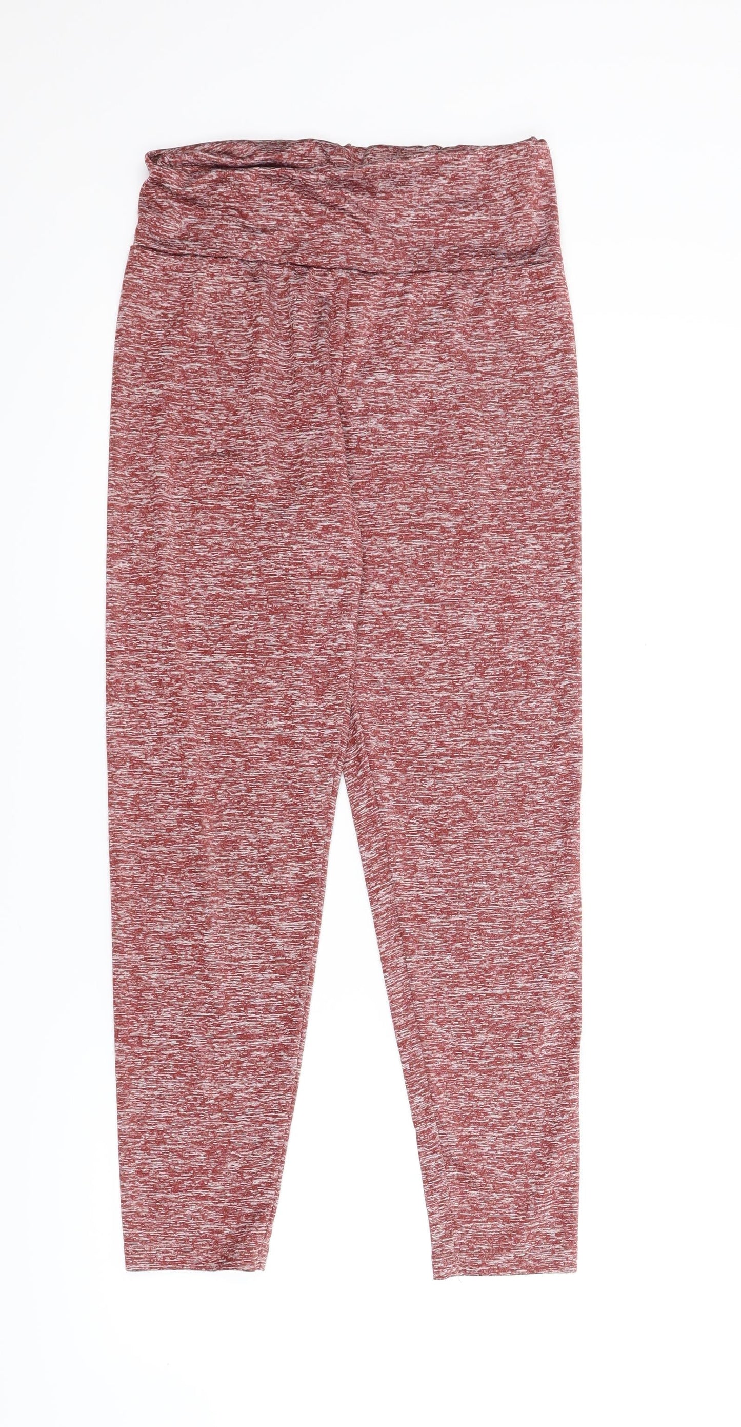 Preworn Womens Red   Jogger Leggings Size S L23 in