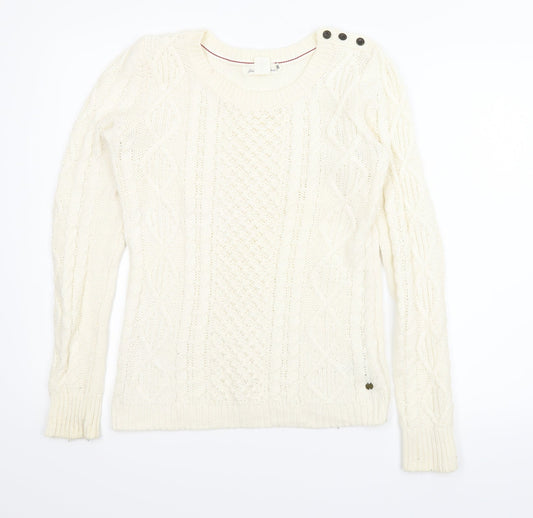 H&M Womens Beige   Pullover Jumper Size S