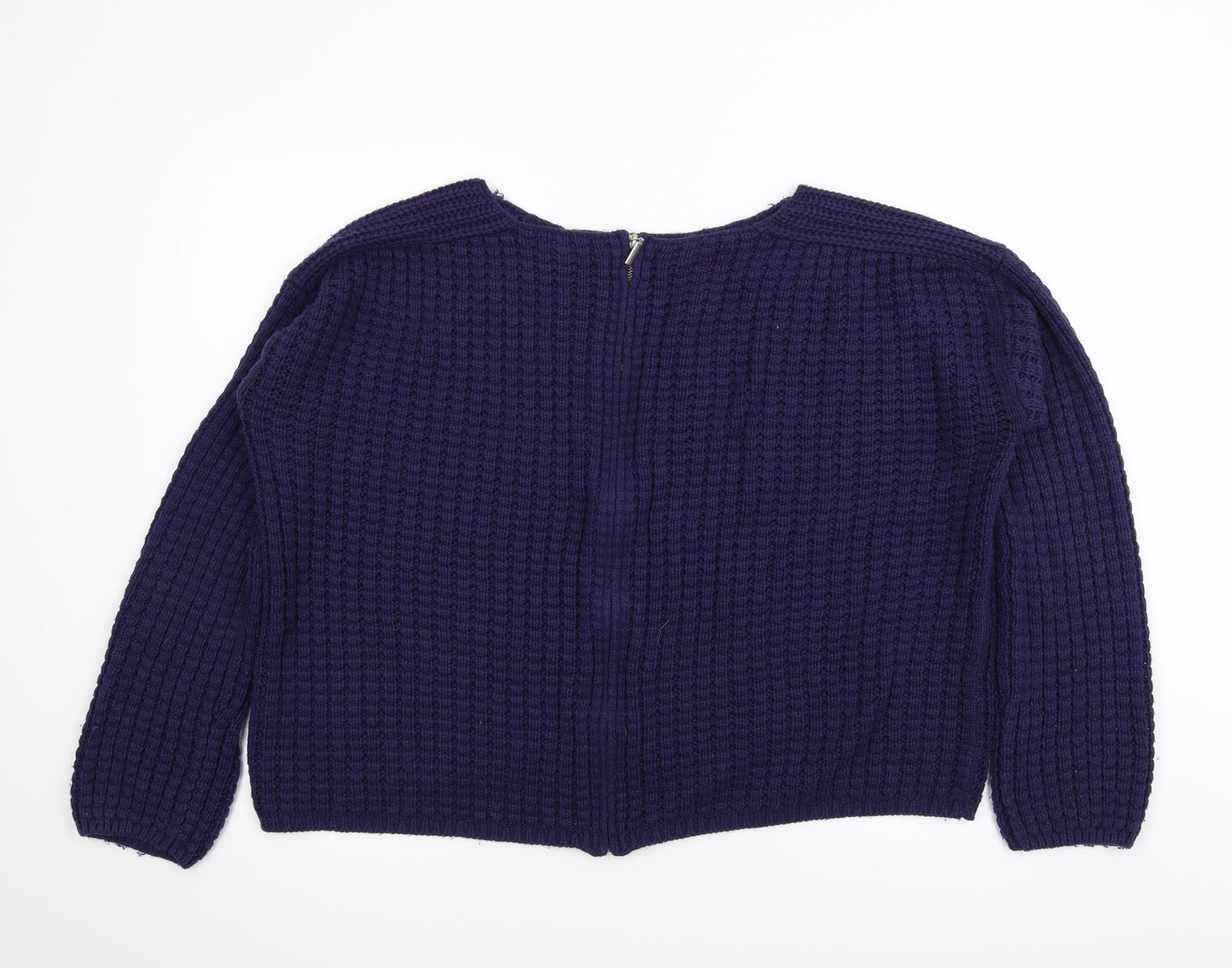 New Look Womens Blue   Full Zip Jumper Size 18