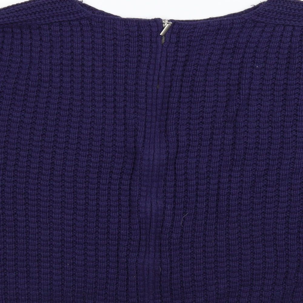 New Look Womens Blue   Full Zip Jumper Size 18