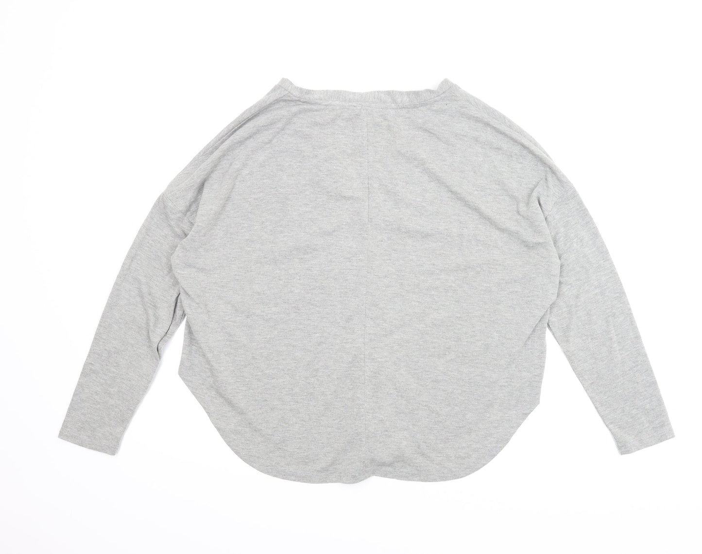 Forever21 Womens Grey   Basic Button-Up Size S