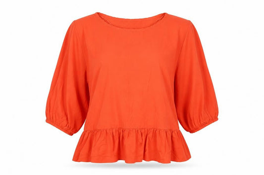 Primark Womens Orange   Tunic Blouse Size 8