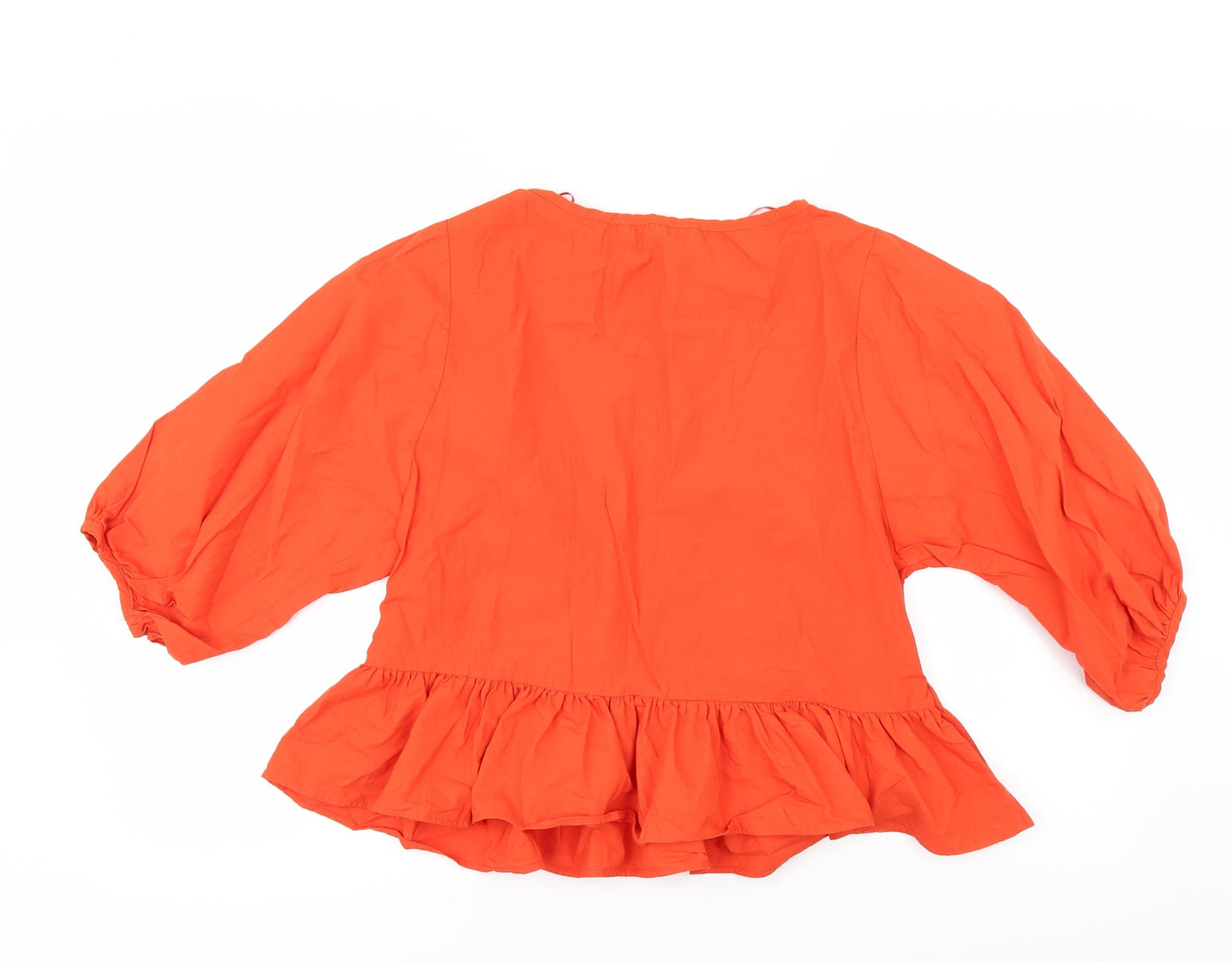 Primark Womens Orange   Tunic Blouse Size 8