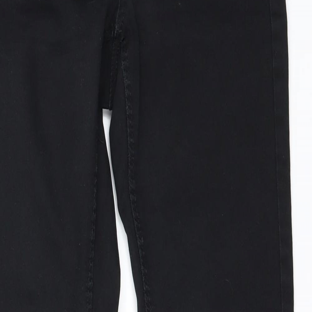 H&M Womens Black  Denim Skinny Jeans Size 6 L29 in