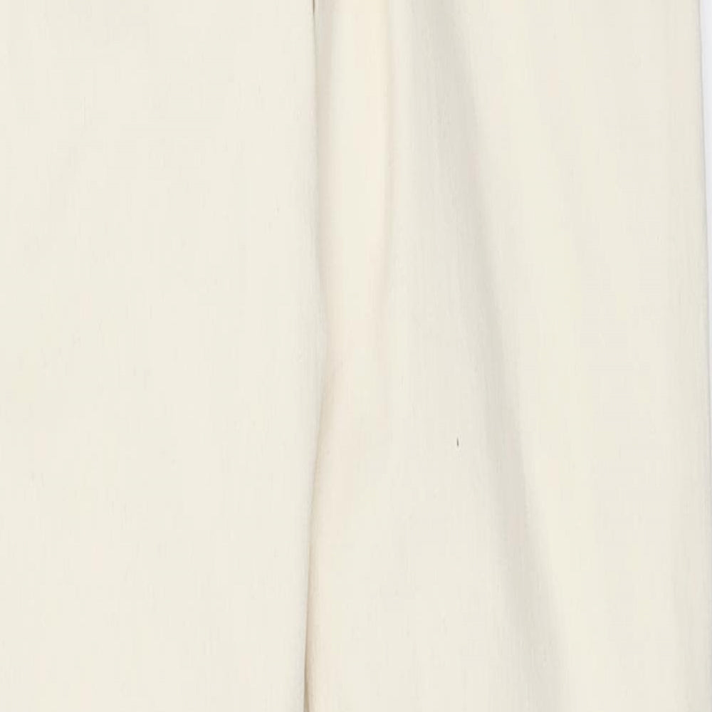 Preworn Womens Ivory  Denim Skinny Jeans Size 30 in L32 in