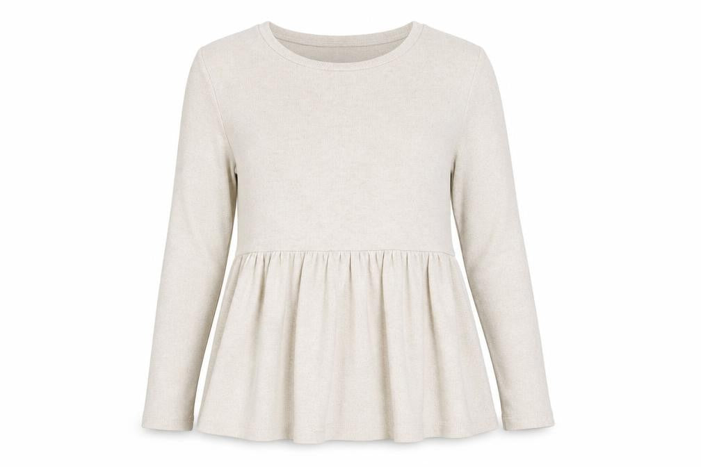 Marks & Spencer Womens Beige   Pullover Jumper Size 8