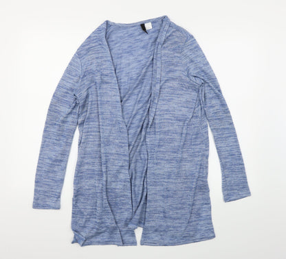 Front view of Divided women’s blue cardigan jumper, size M