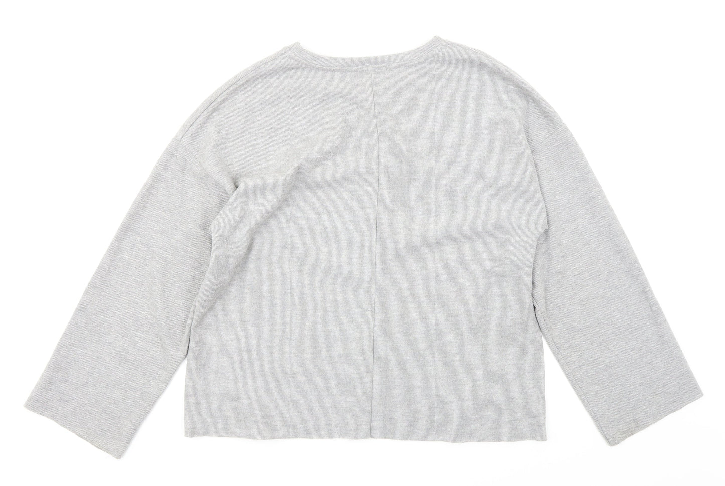 Zara Womens Grey  Knit Pullover Jumper Size S