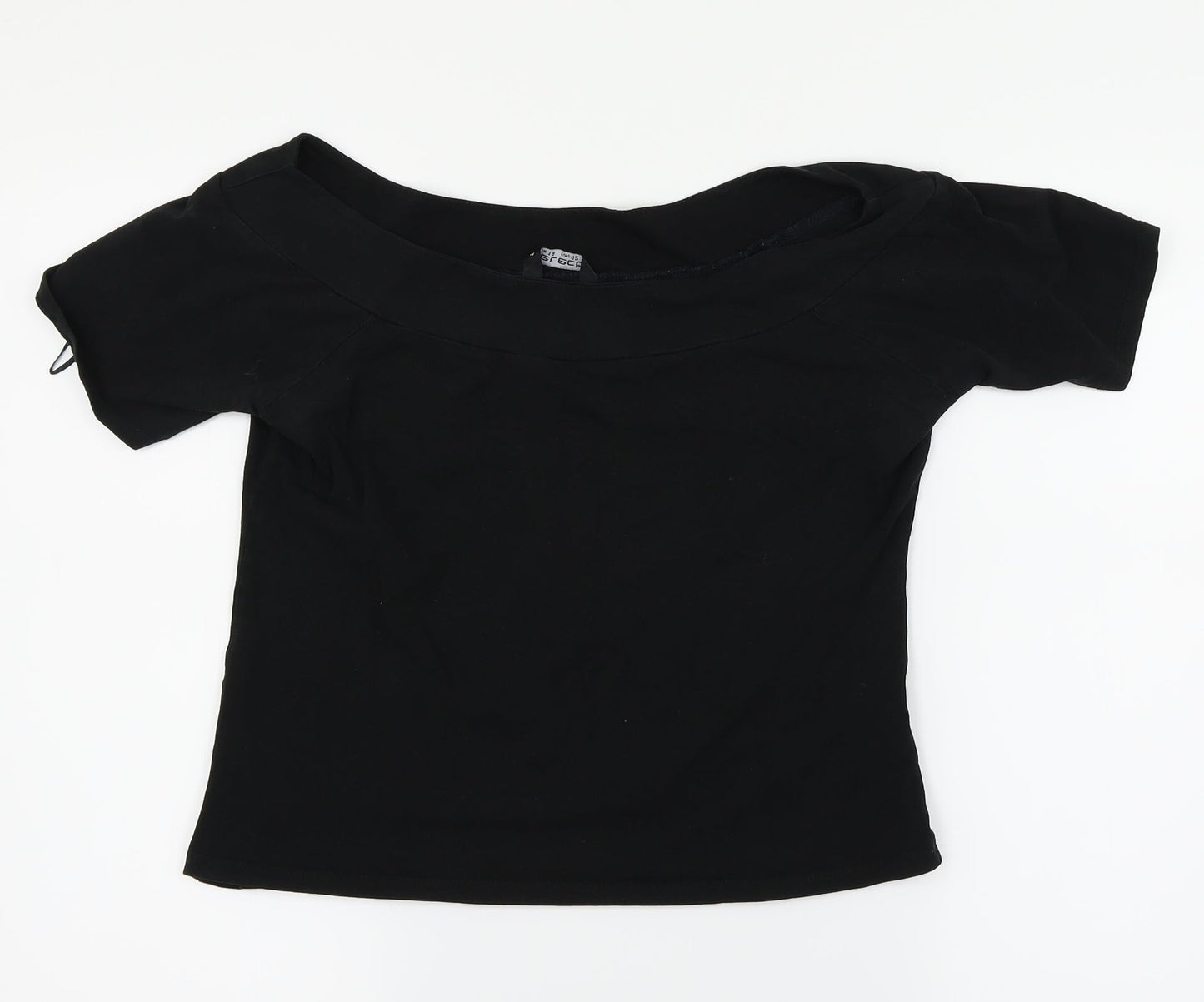Select Womens Black   Basic T-Shirt Size 14