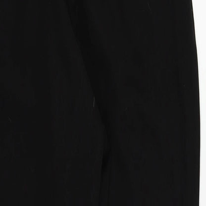 Brand and care label for Misguided women’s black dress pants trousers, size UK 10