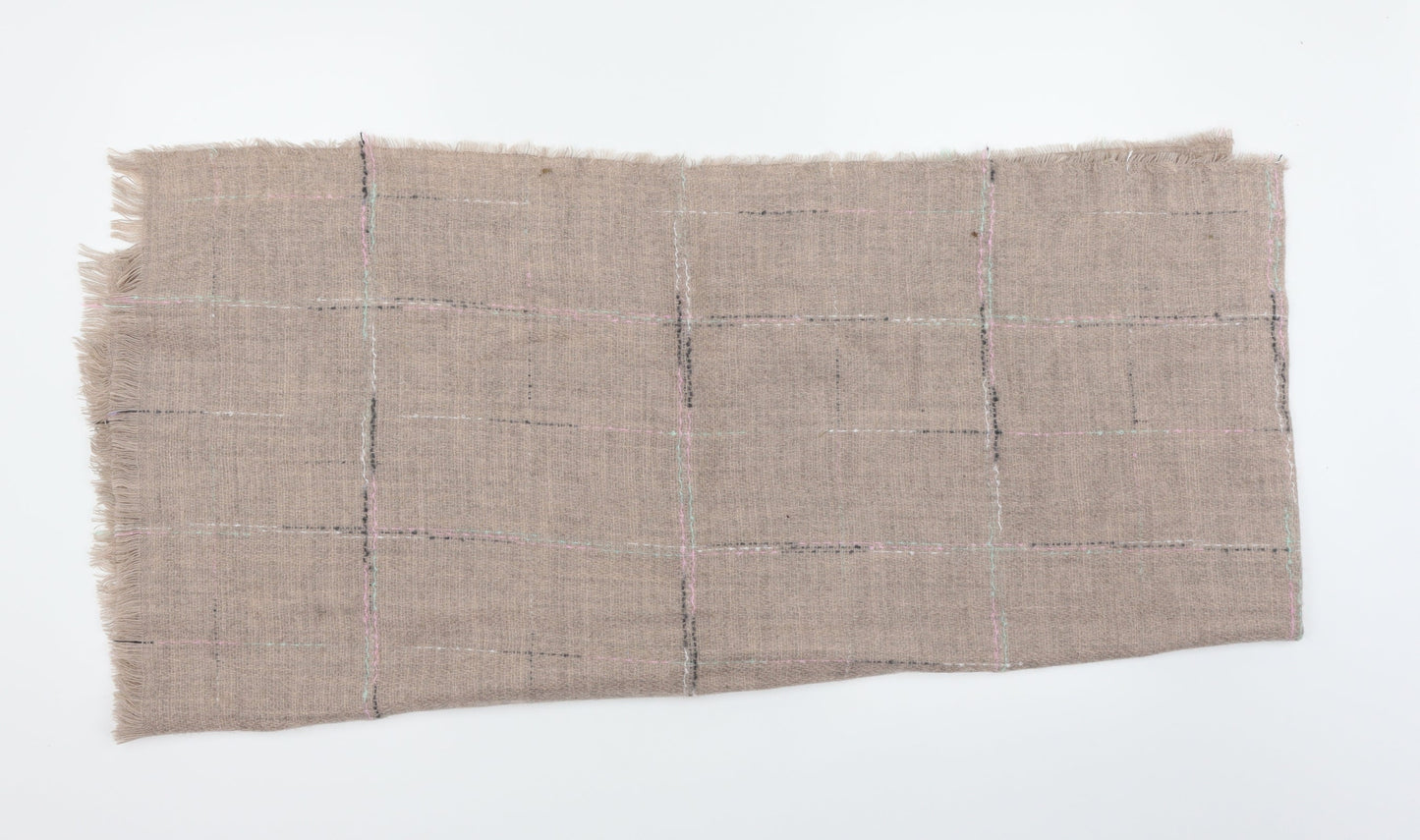 Preworn Womens Brown Check   Shawl/Wrap