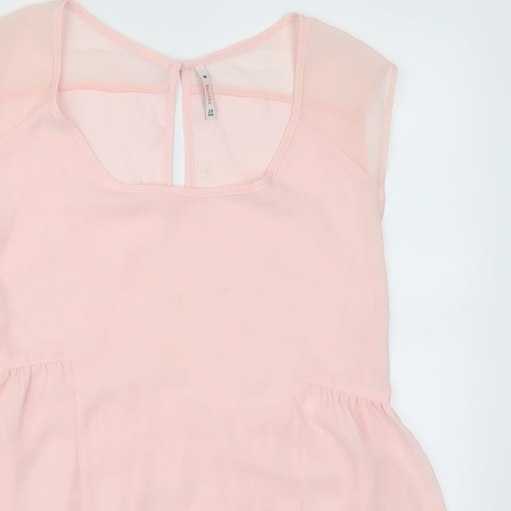 Bershka Womens Pink   Basic Blouse Size M