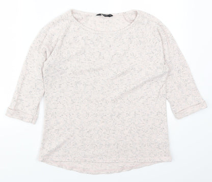 Additional front view of Dorothy Perkins women’s pink jumper, size UK 8