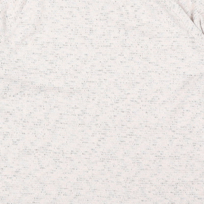 Brand and care label for Dorothy Perkins women’s pink jumper, size UK 8