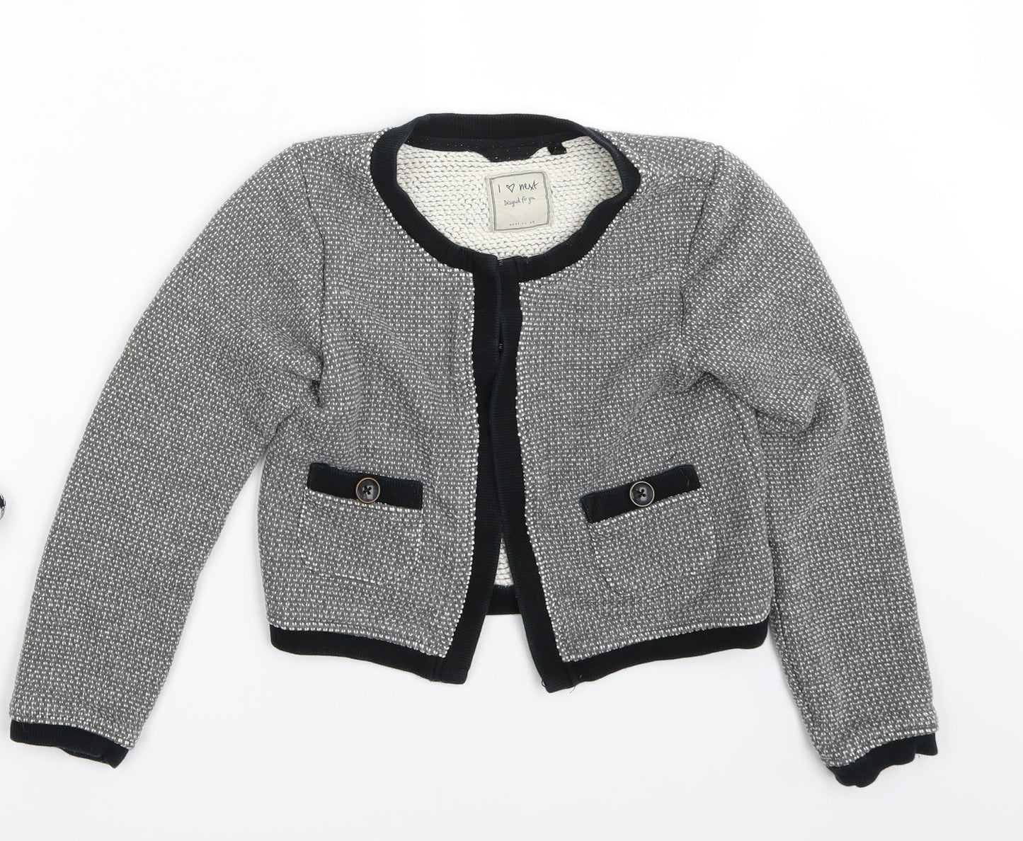 NEXT Girls Grey   Jacket Coat Size 11 Years