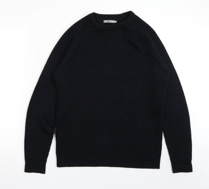Front view of Tu women’s black jumper, size M