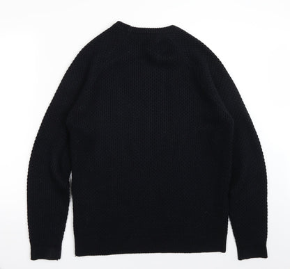 Back view of Tu women’s black jumper, size M
