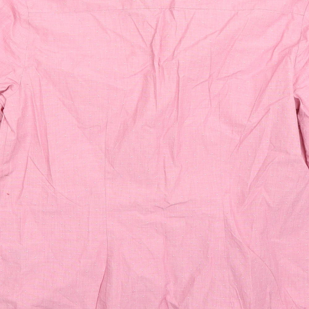 Marks and Spencer Womens Red   Basic Button-Up Size 6