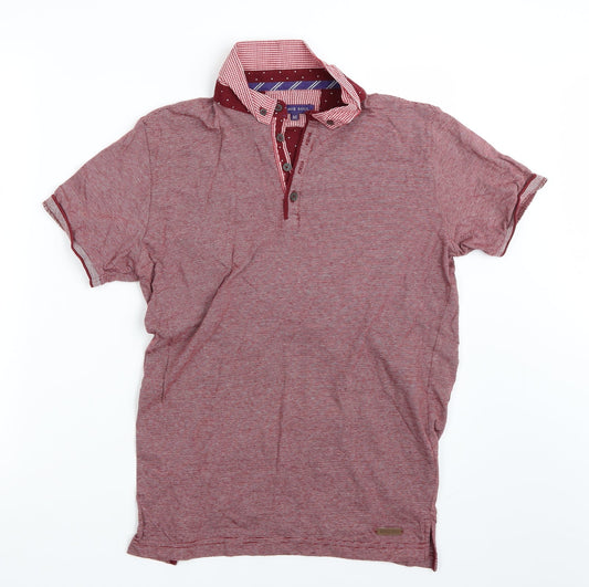 Brave Soul Mens Red    T-Shirt Size M