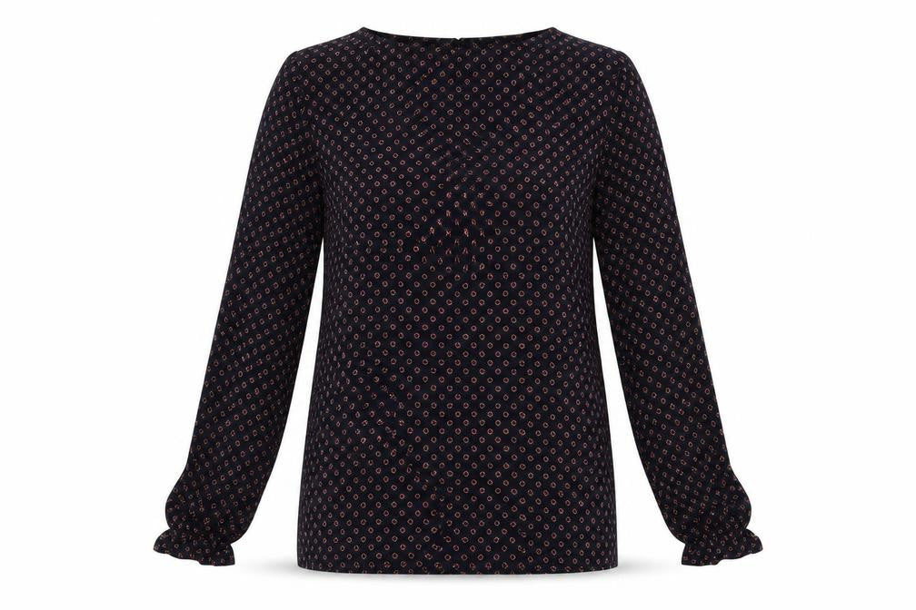 H&M Womens Blue   Basic Blouse Size 6