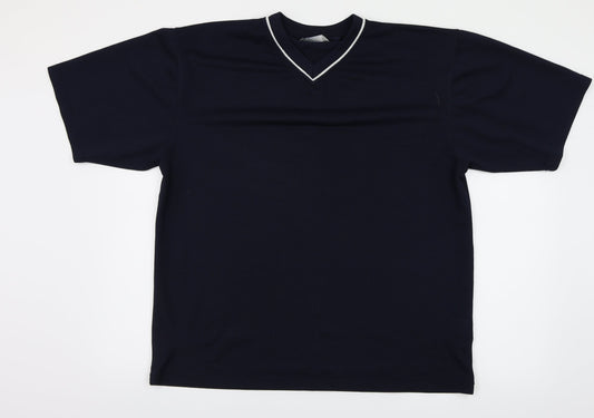 Magneto  Womens Blue   Basic T-Shirt Size XL