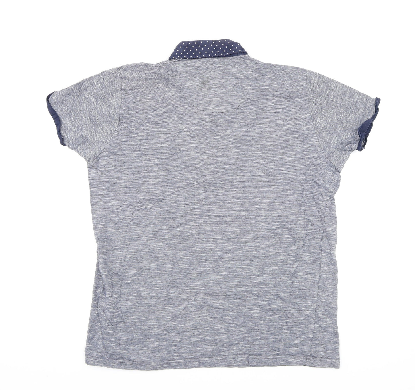 Twisted Soul  Mens Grey    Polo Size L