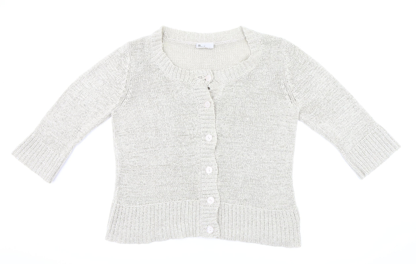 BHS Womens Beige   Cardigan Jumper Size 18