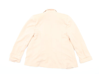 Back view of Atmosphere women’s pink jacket blazer, size UK 10