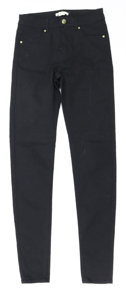 H&M Womens Black   Skinny Jeans Size 6 L27 in