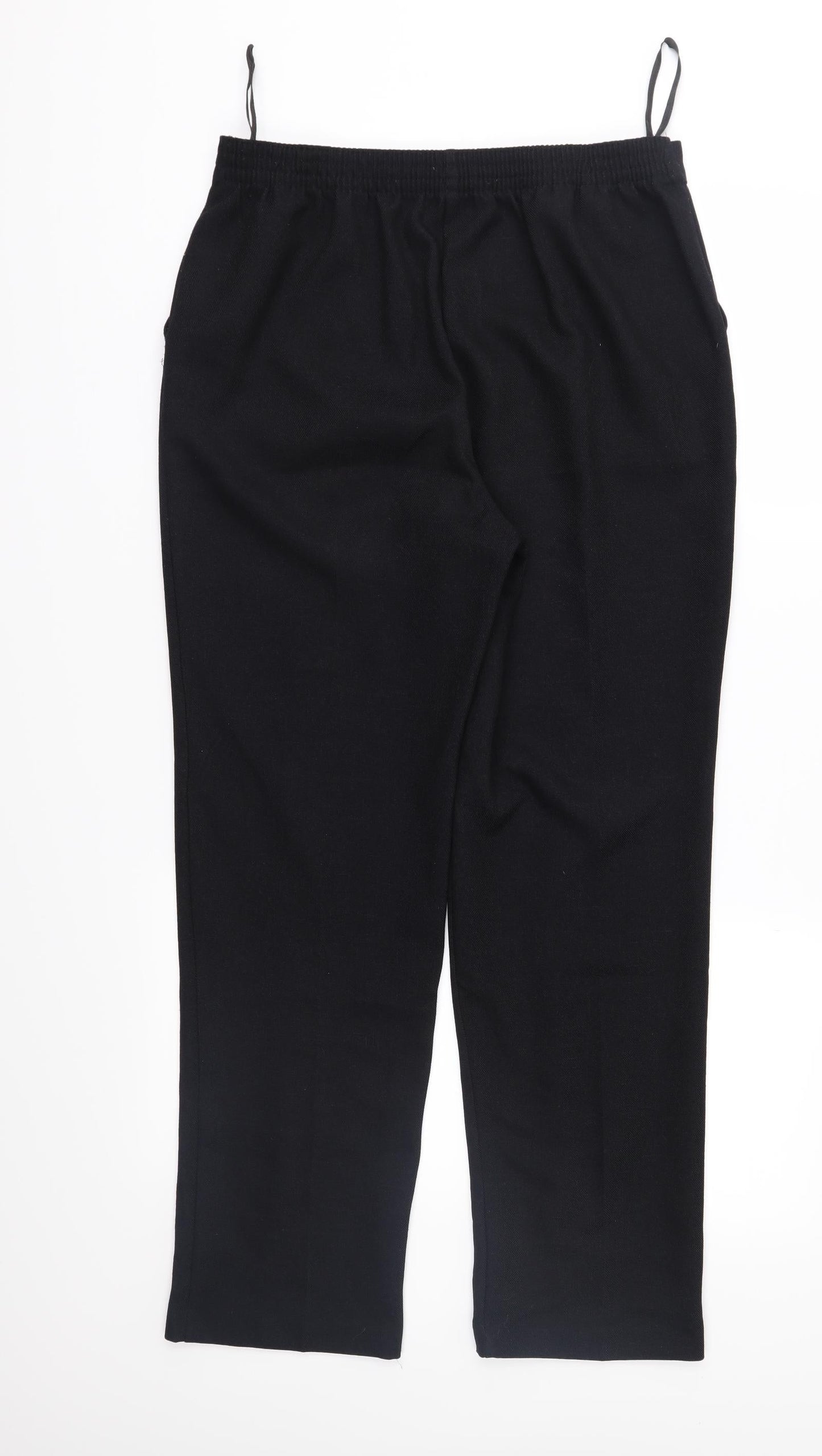 Papaya Womens Black   Trousers  Size 10 L28 in