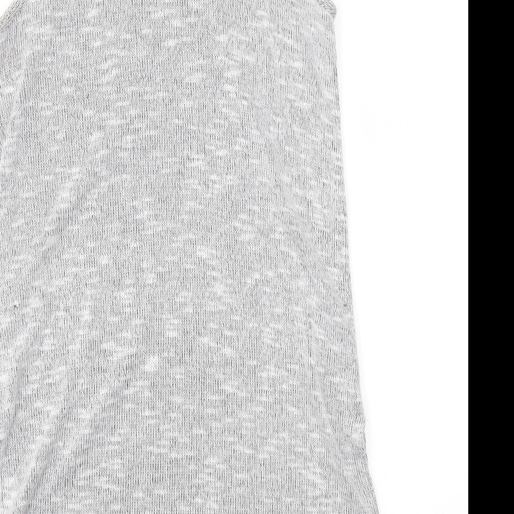 Miss Selfridge Womens Grey   Basic Tank Size 8