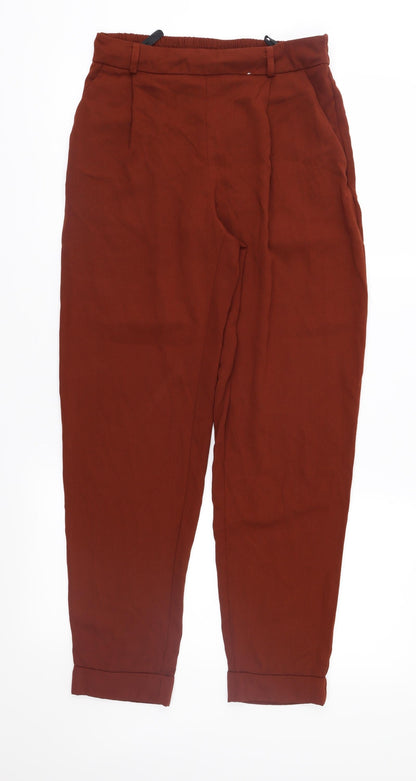 Additional front view of Atmosphere women’s brown trousers, size UK 10, 28-inch leg