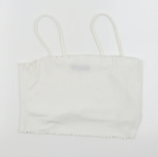 Boohoo Womens White   Camisole Tank Size 18