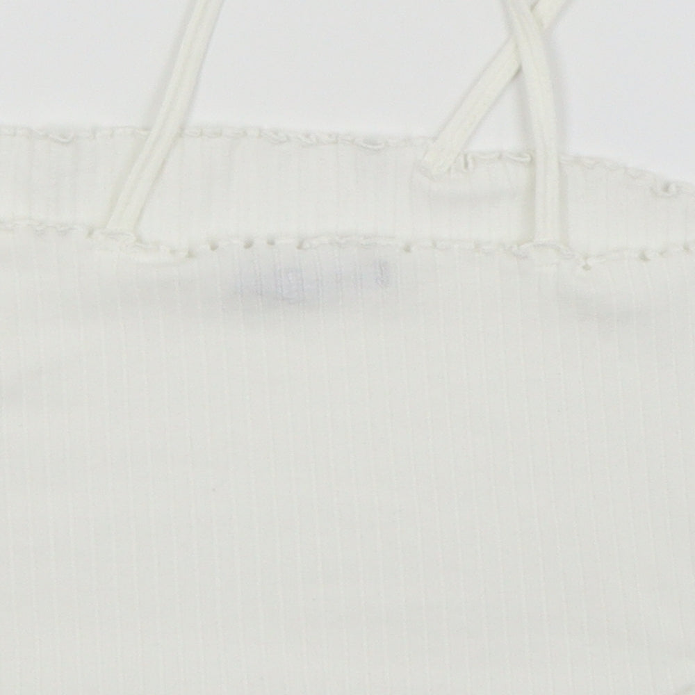 Boohoo Womens White   Camisole Tank Size 18