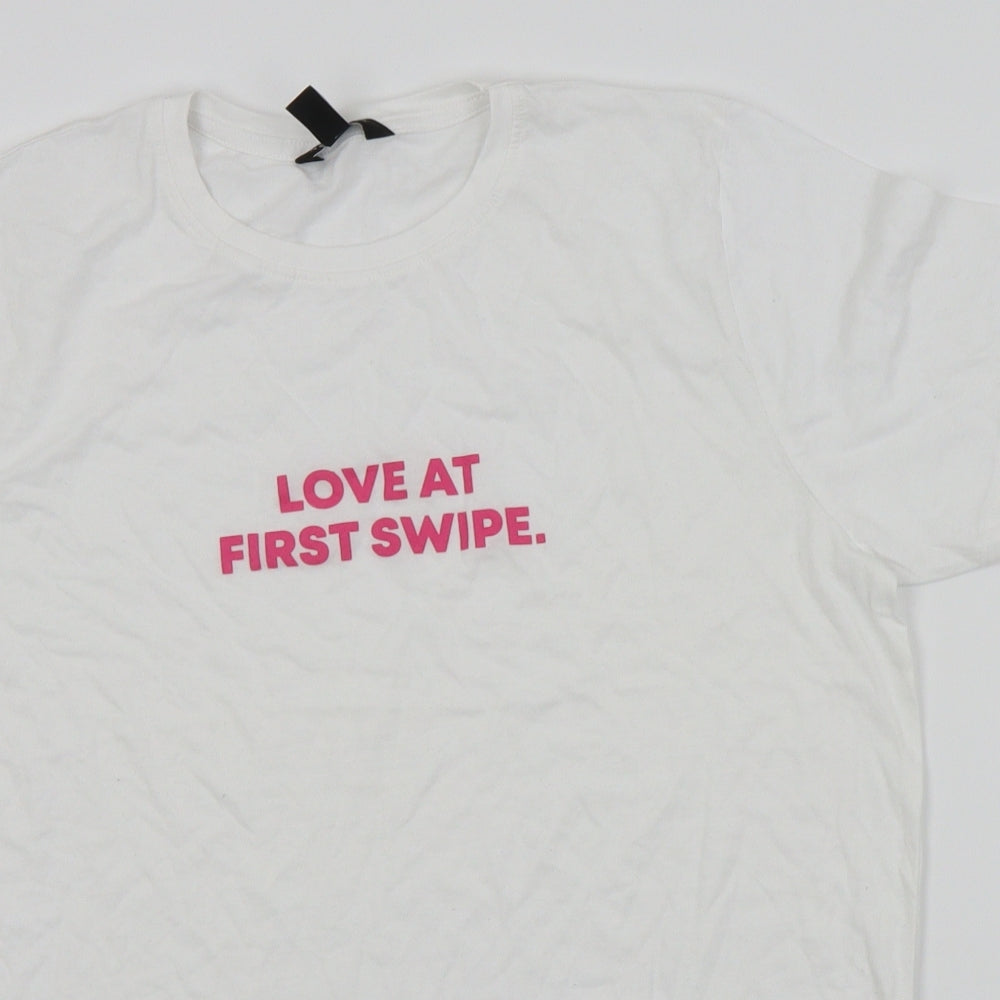 New Look Womens White   Basic Polo Size 14
