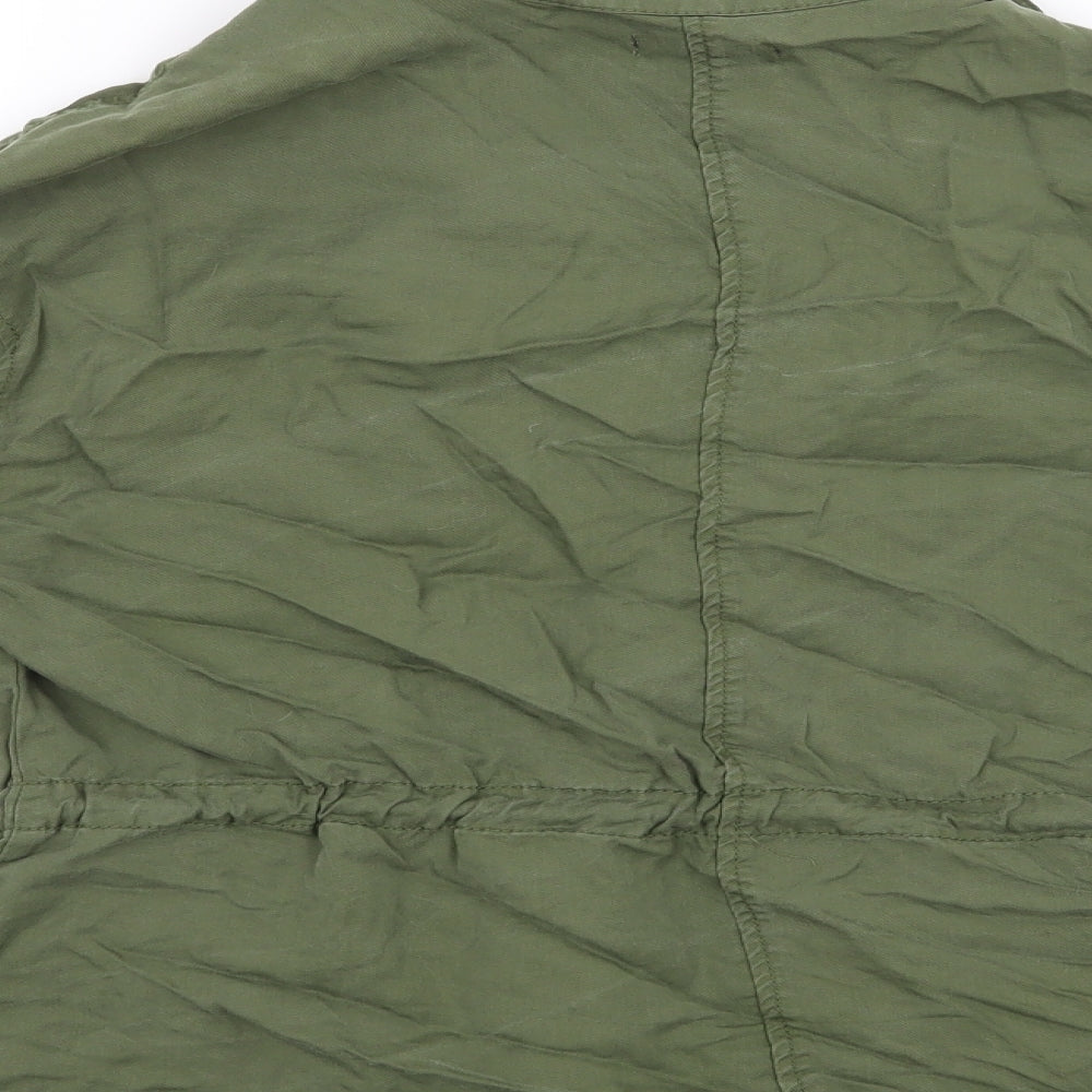 Preworn Womens Green Floral  Jacket  Size S