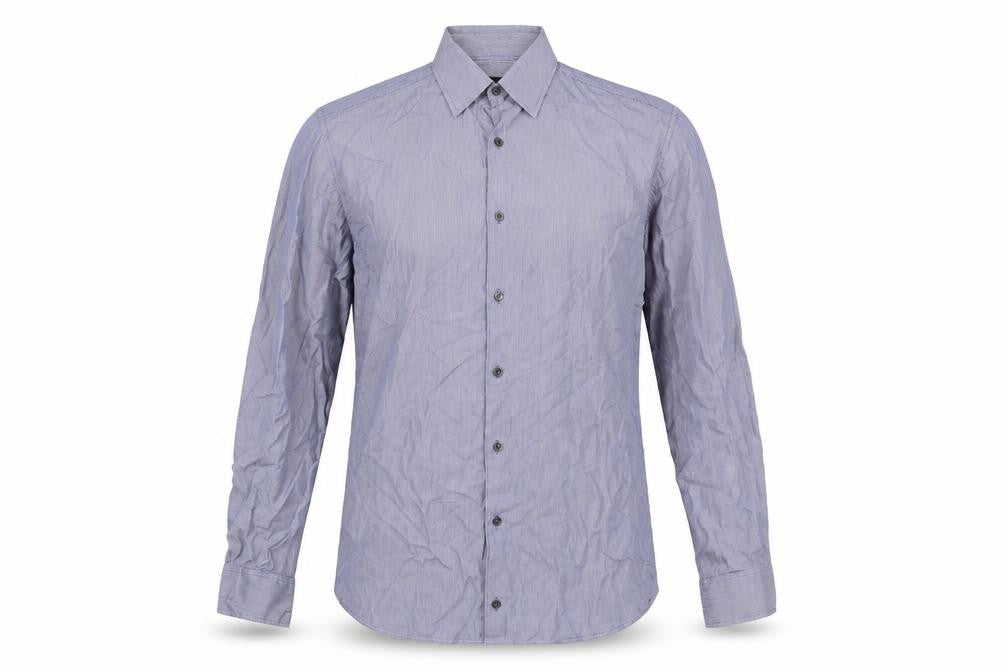 Limited Collection Mens Blue Striped   Dress Shirt Size 15.5